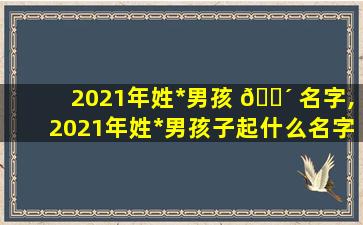 2021年姓*
男孩 🌴 名字,2021年姓*
男孩子起什么名字好 🌿